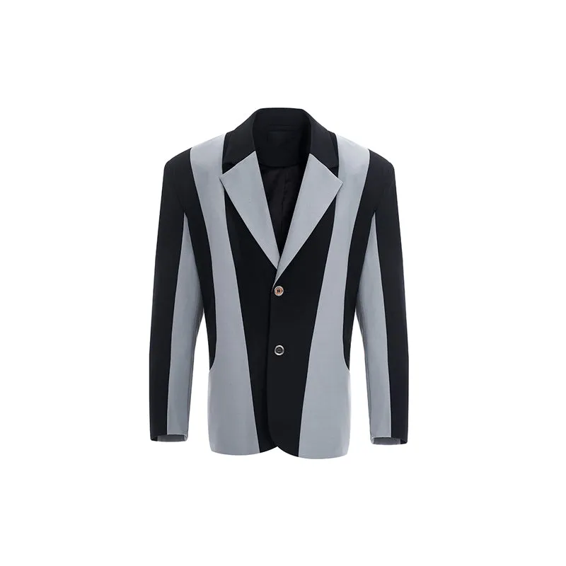 【24s Oct.】Men’s Contrast Shoulder Blazer