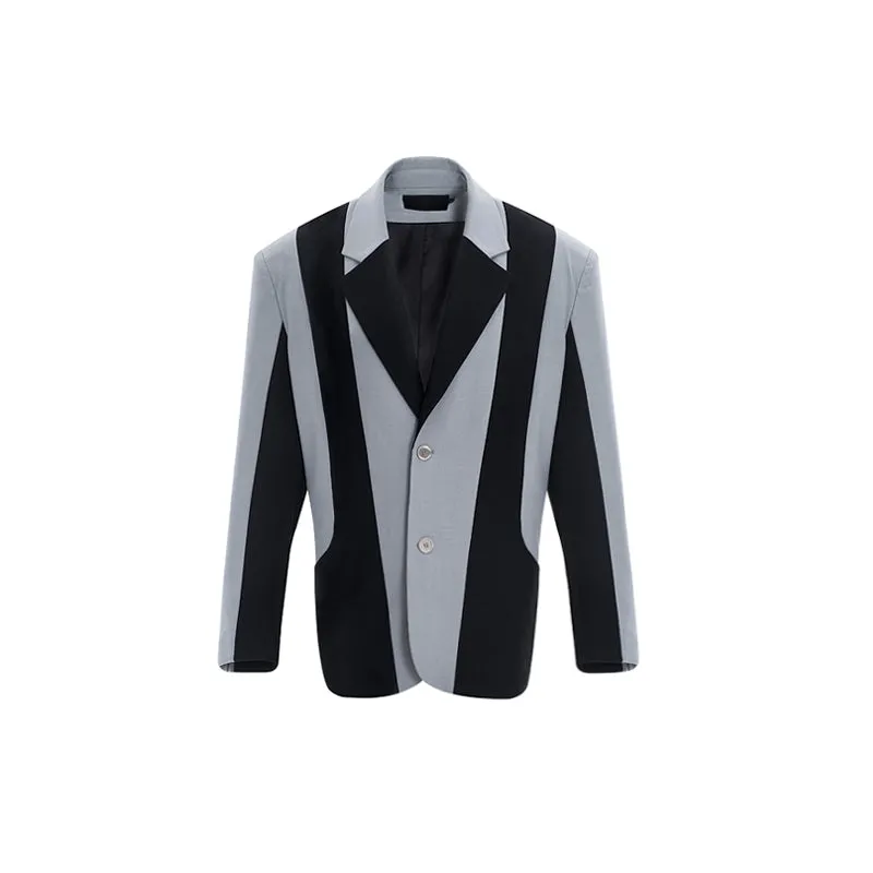 【24s Oct.】Men’s Contrast Shoulder Blazer