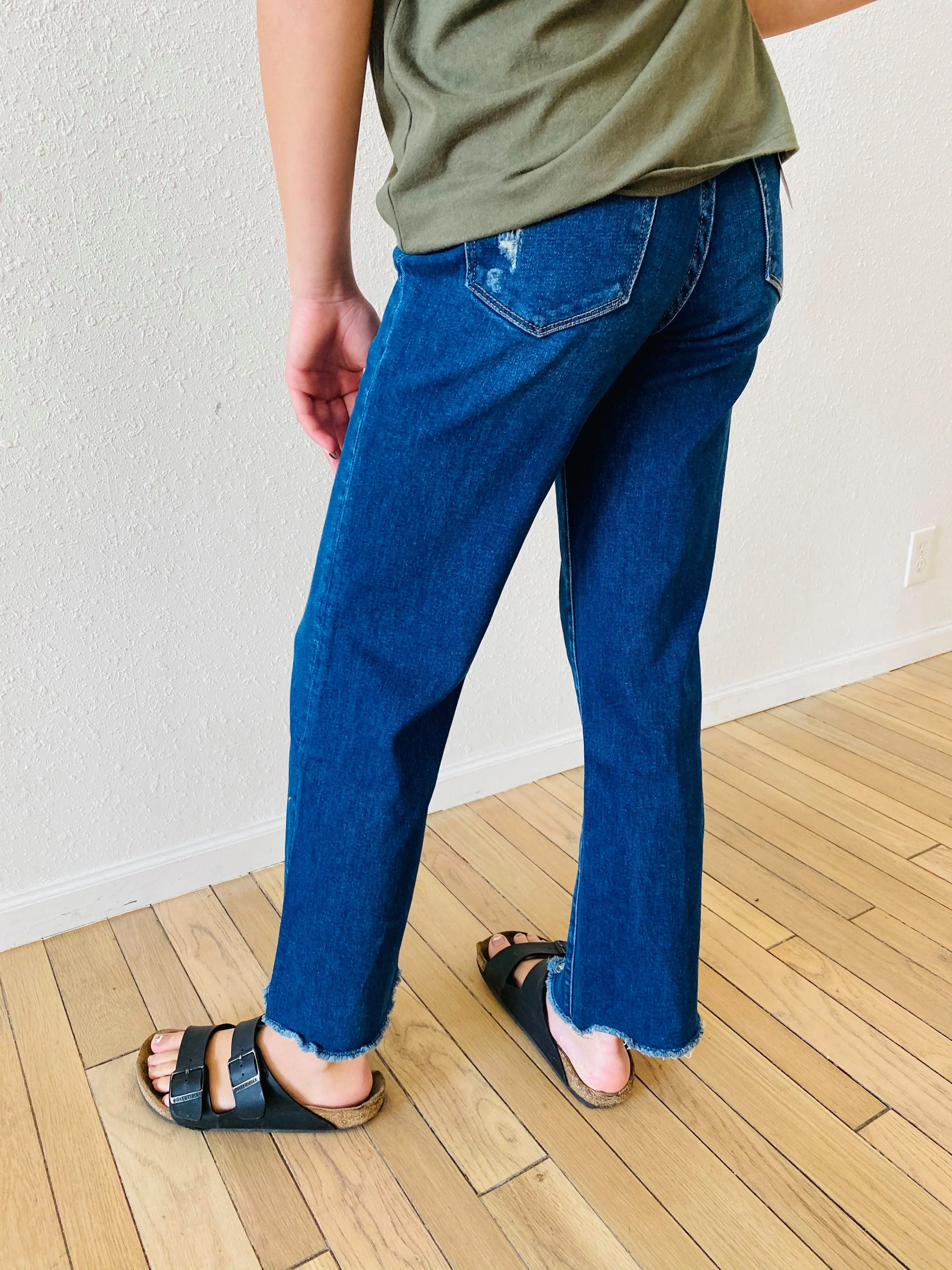 90s super wide leg high rise jeans