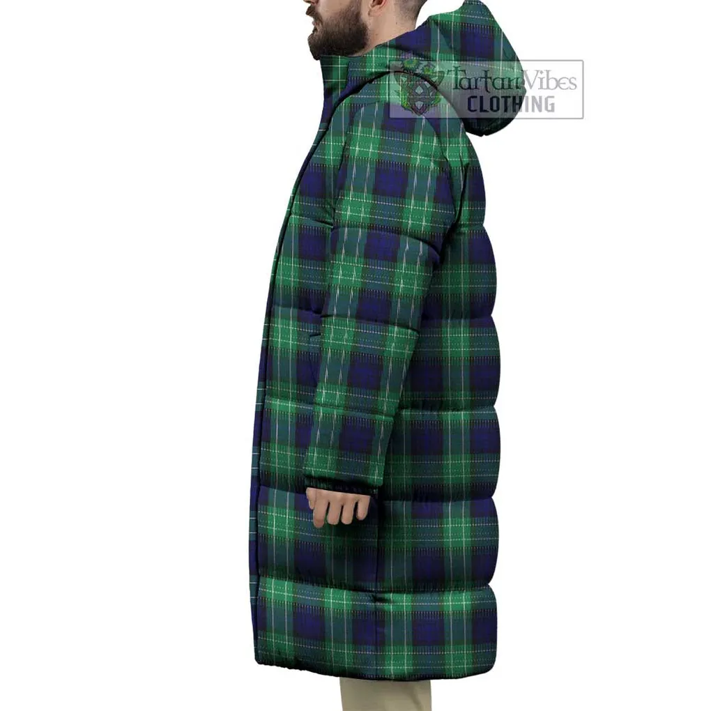 Abercrombie Tartan Long Down Jacket