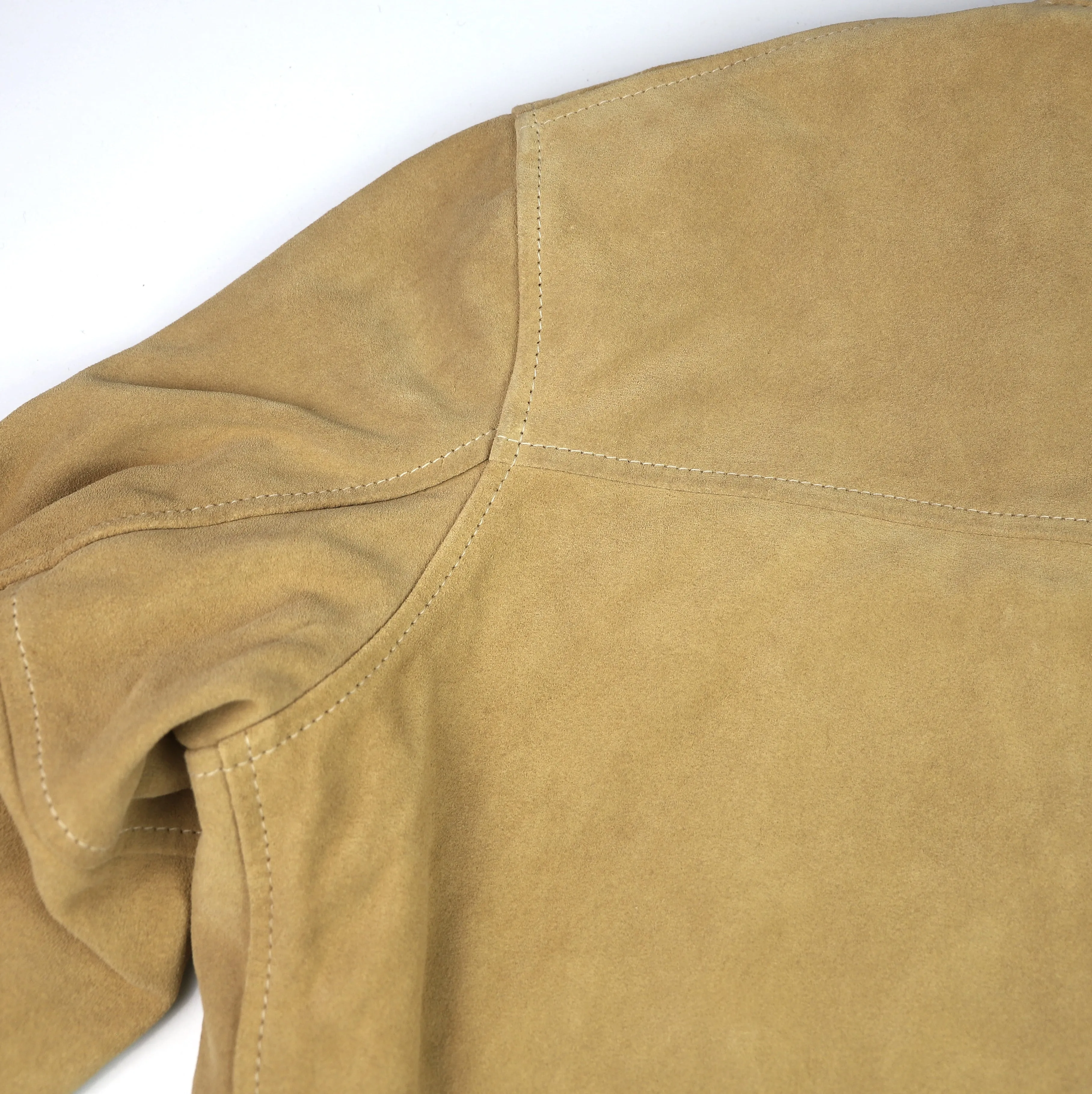 Aero College Jacket, size 42, Golden Suede, Gently Worn