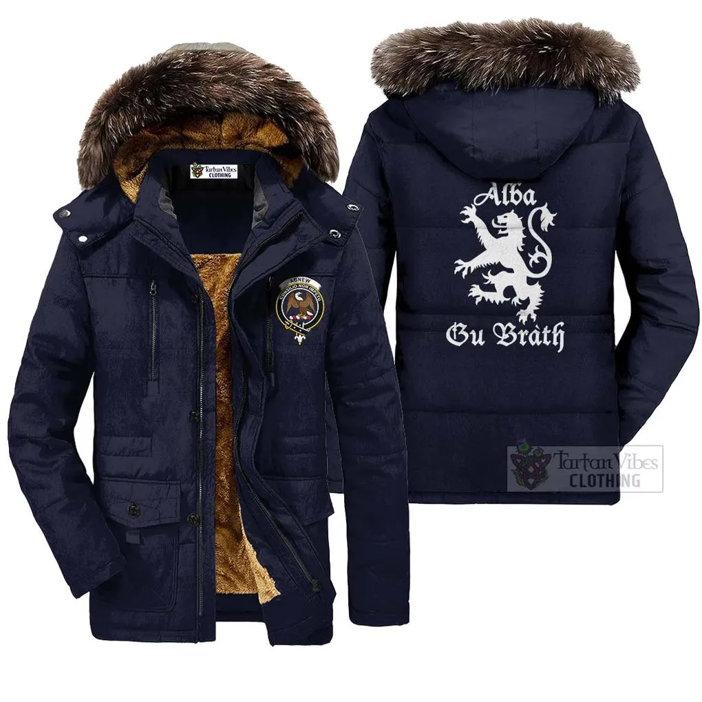 Agnew Family Crest Parka Jacket Lion Rampant Alba Gu Brath Style