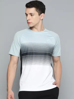 Alcis Men Striped Dry Tech Slim Fit T-shirt