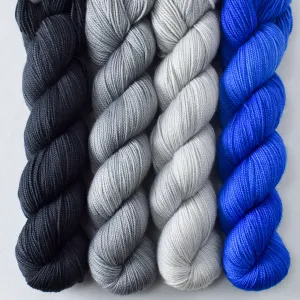 Atwood, Quicksilver, Rockville, Slate - Yummy 2-Ply Quartet - Wild Iris