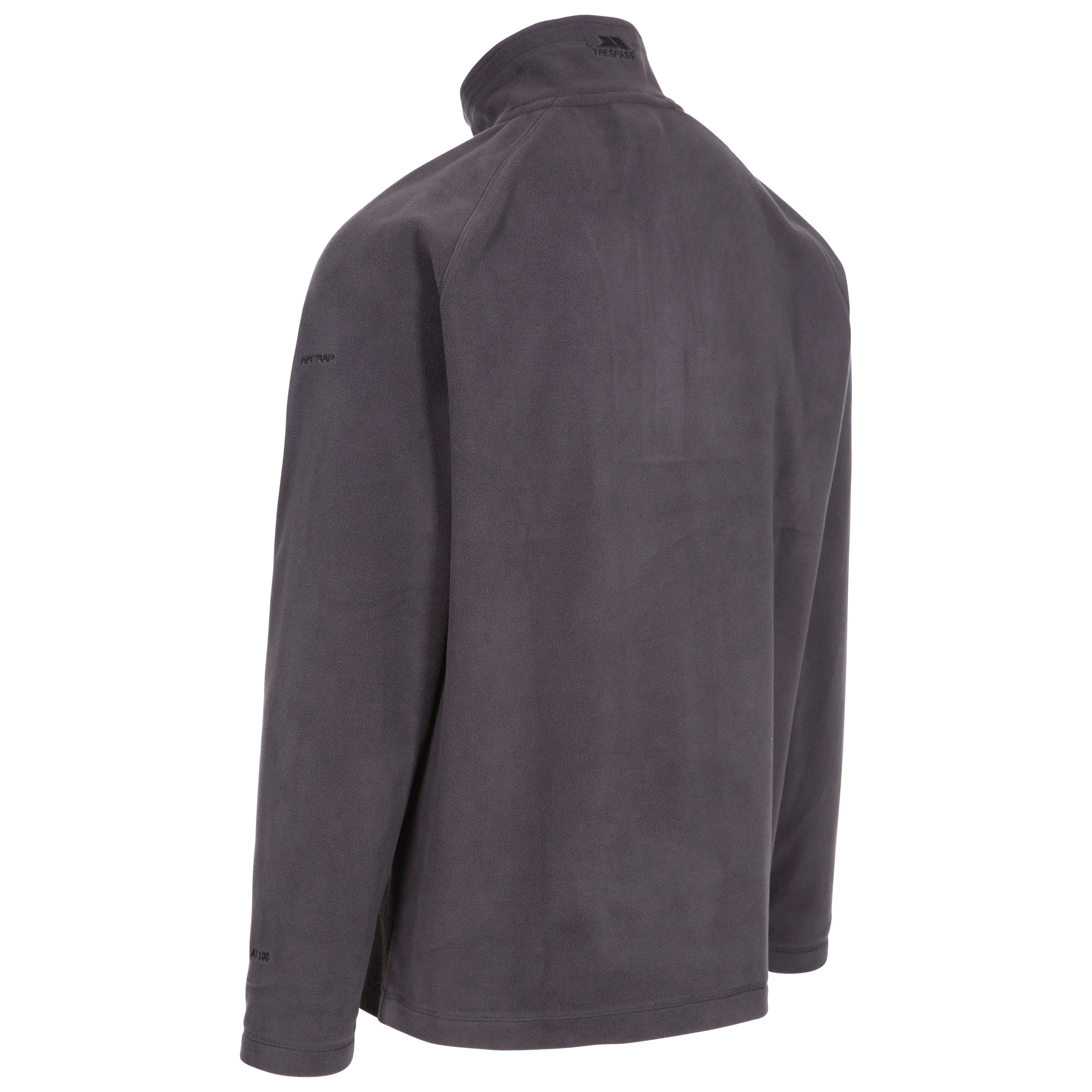 Blackford - Mens Half Zip Microfleece - Dark Grey