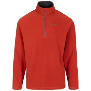 Blackford Mens Half Zip Microfleece in Salsa