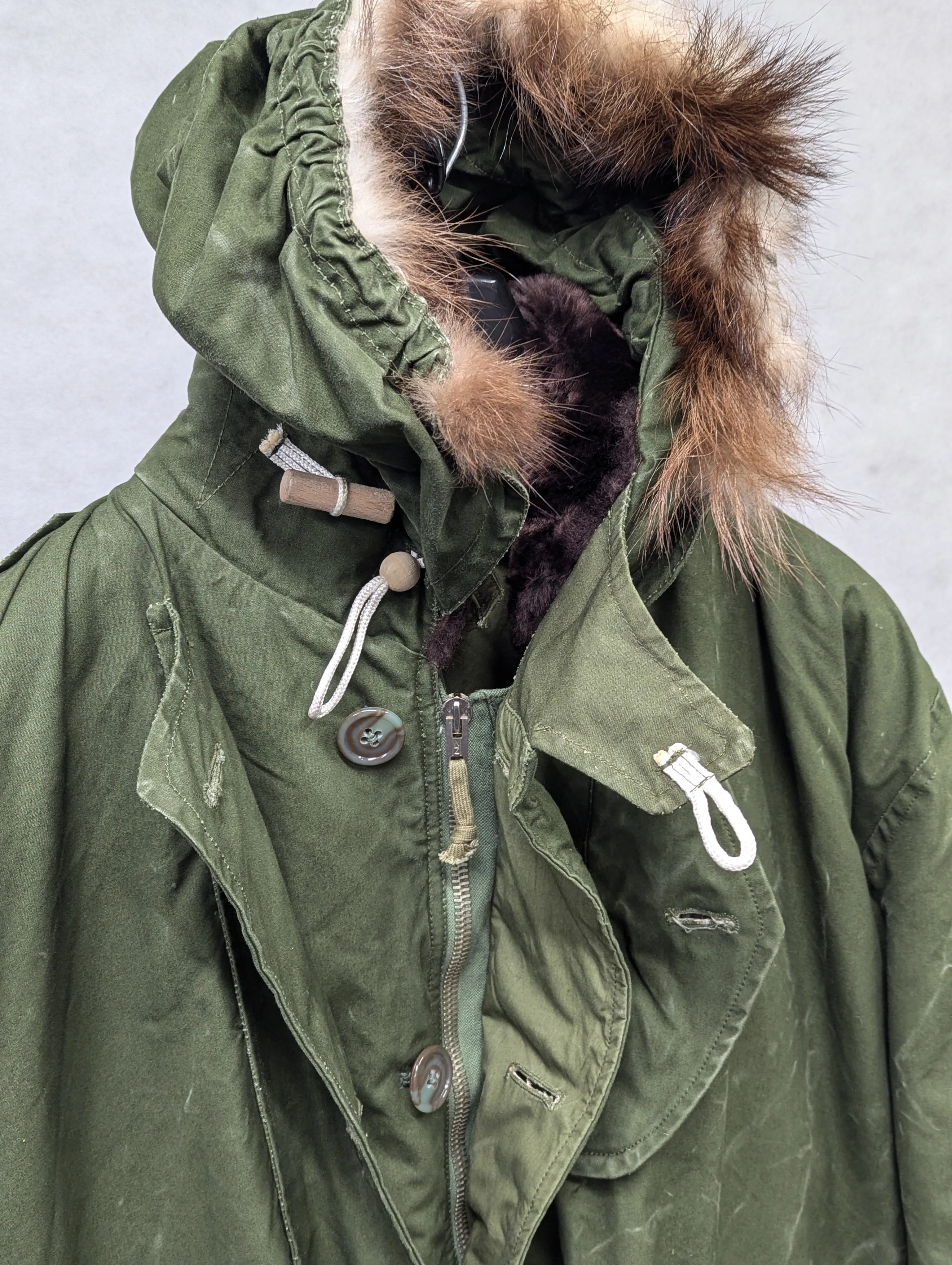 British Army 1951 Pattern Green Ventile Parka Jacket Coat