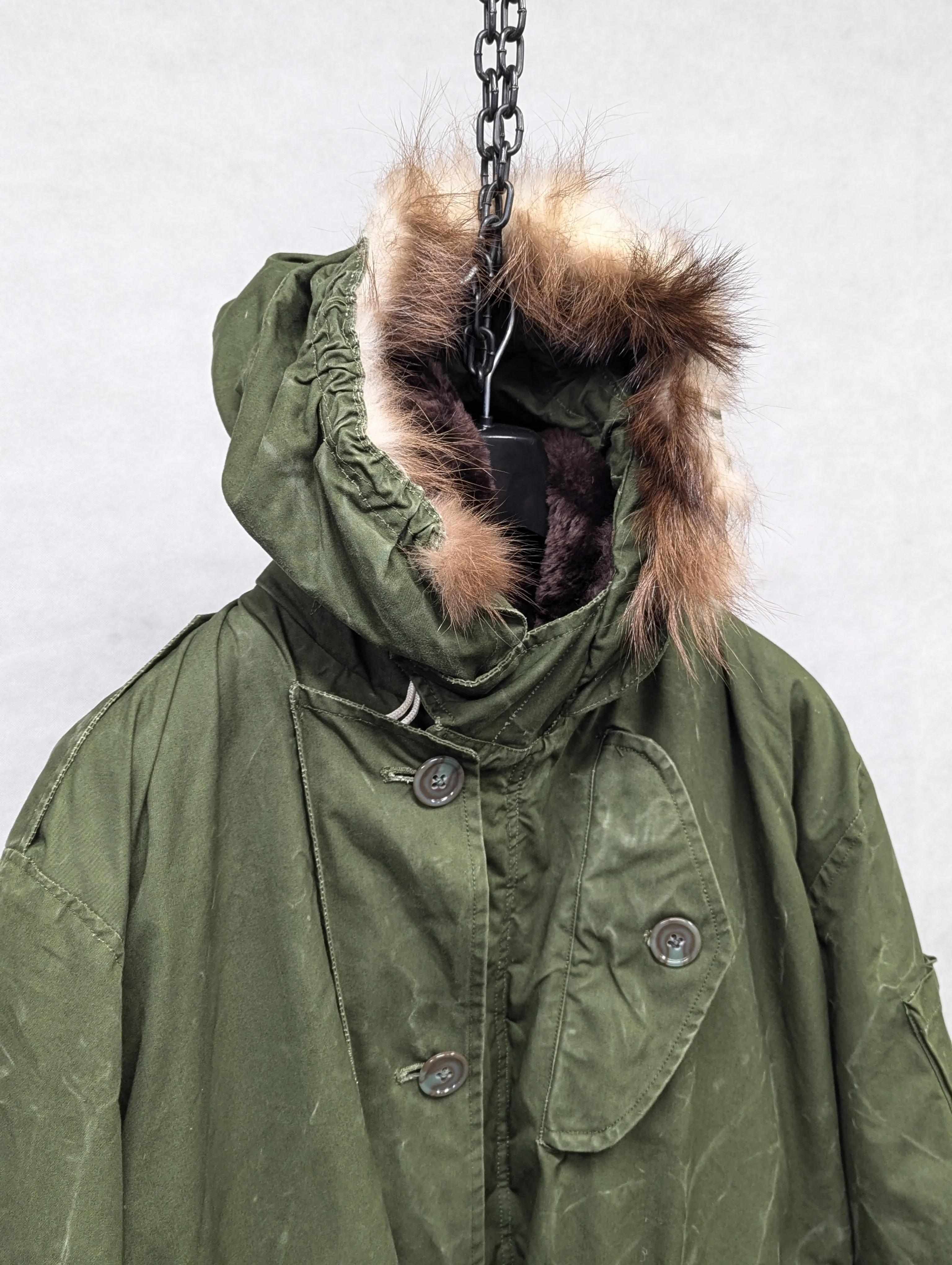 British Army 1951 Pattern Green Ventile Parka Jacket Coat