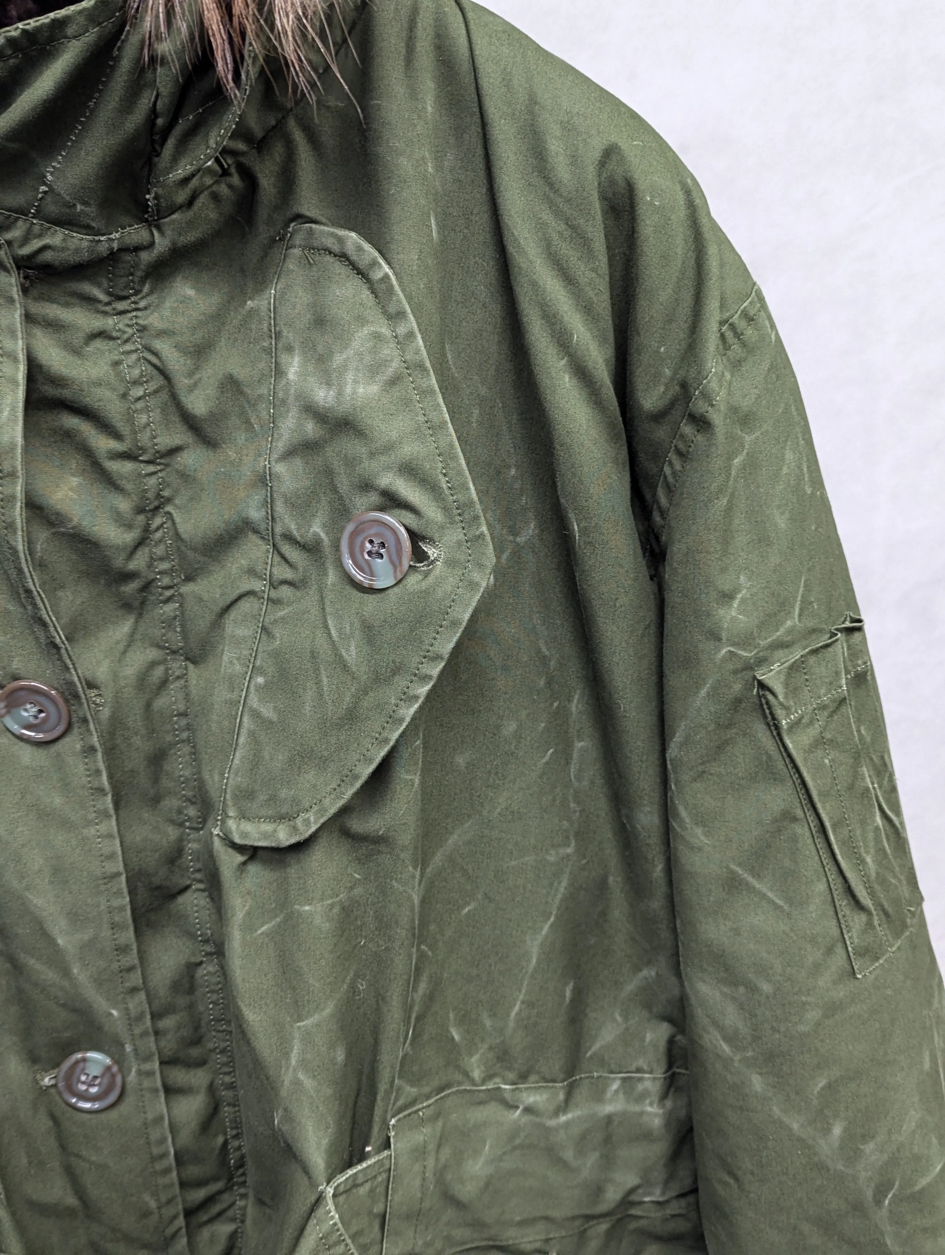 British Army 1951 Pattern Green Ventile Parka Jacket Coat