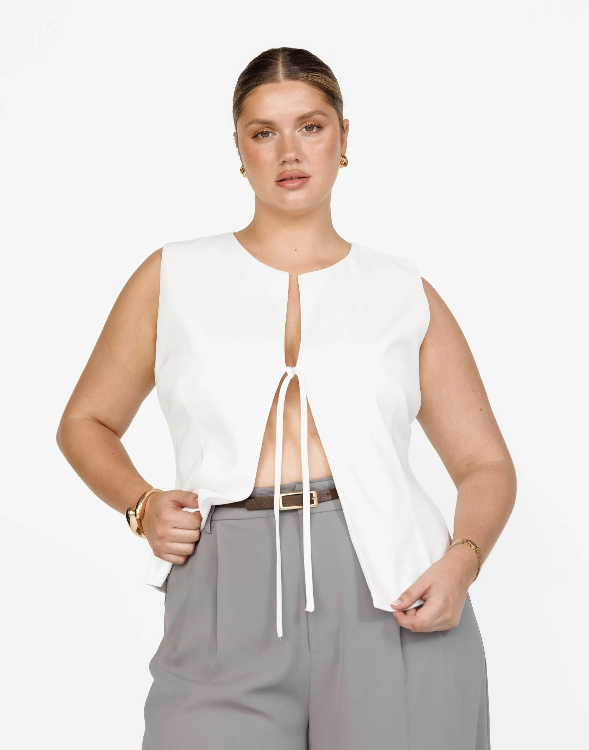 Caisey Top (White)