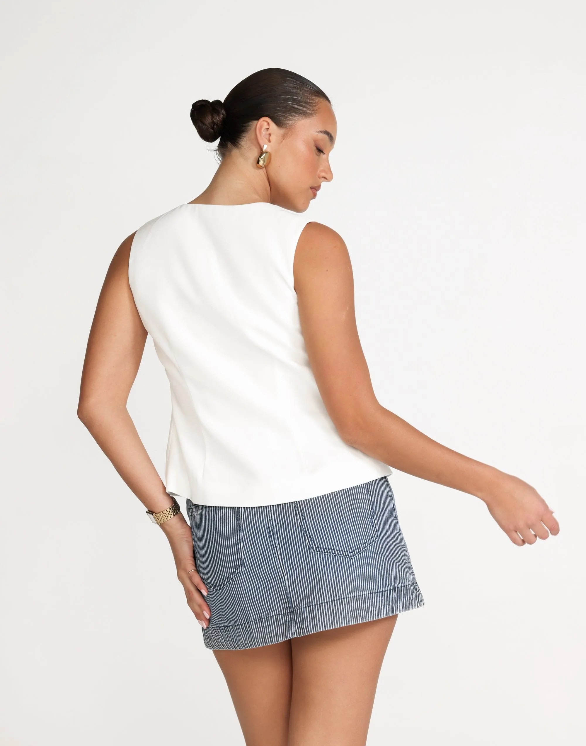 Caisey Top (White)