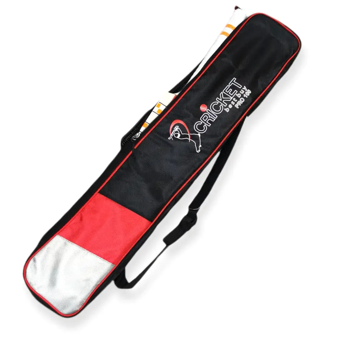 CBB Pro 100 Cricket Bat Cover Bag Full Length All-in-One Padded Shoulder Strap