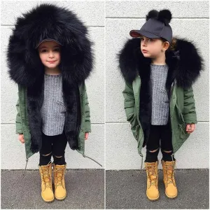 Children's faux fur coat