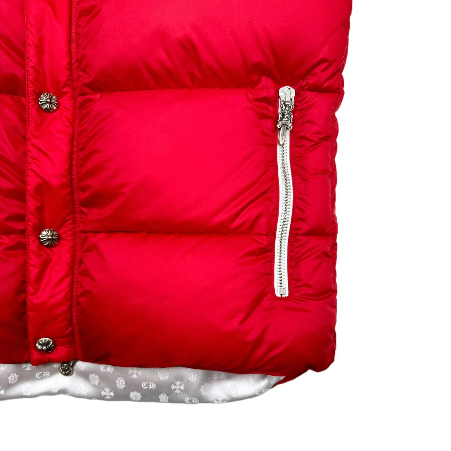 Chrome Hearts Puffer Down Jacket Red