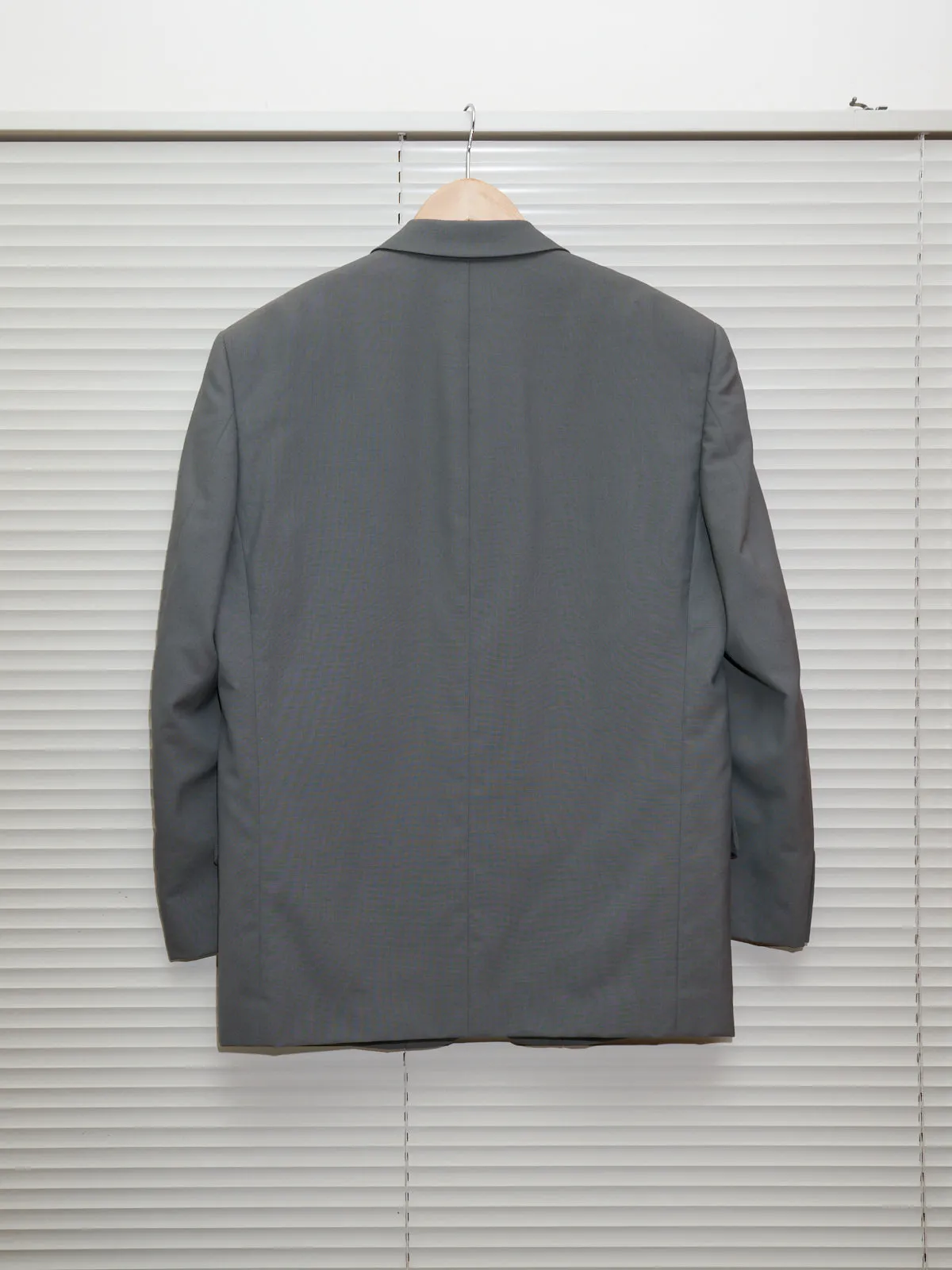 Comme des Garcons Homme Deux olive wool two button blazer - mens M S