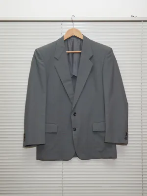 Comme des Garcons Homme Deux olive wool two button blazer - mens M S