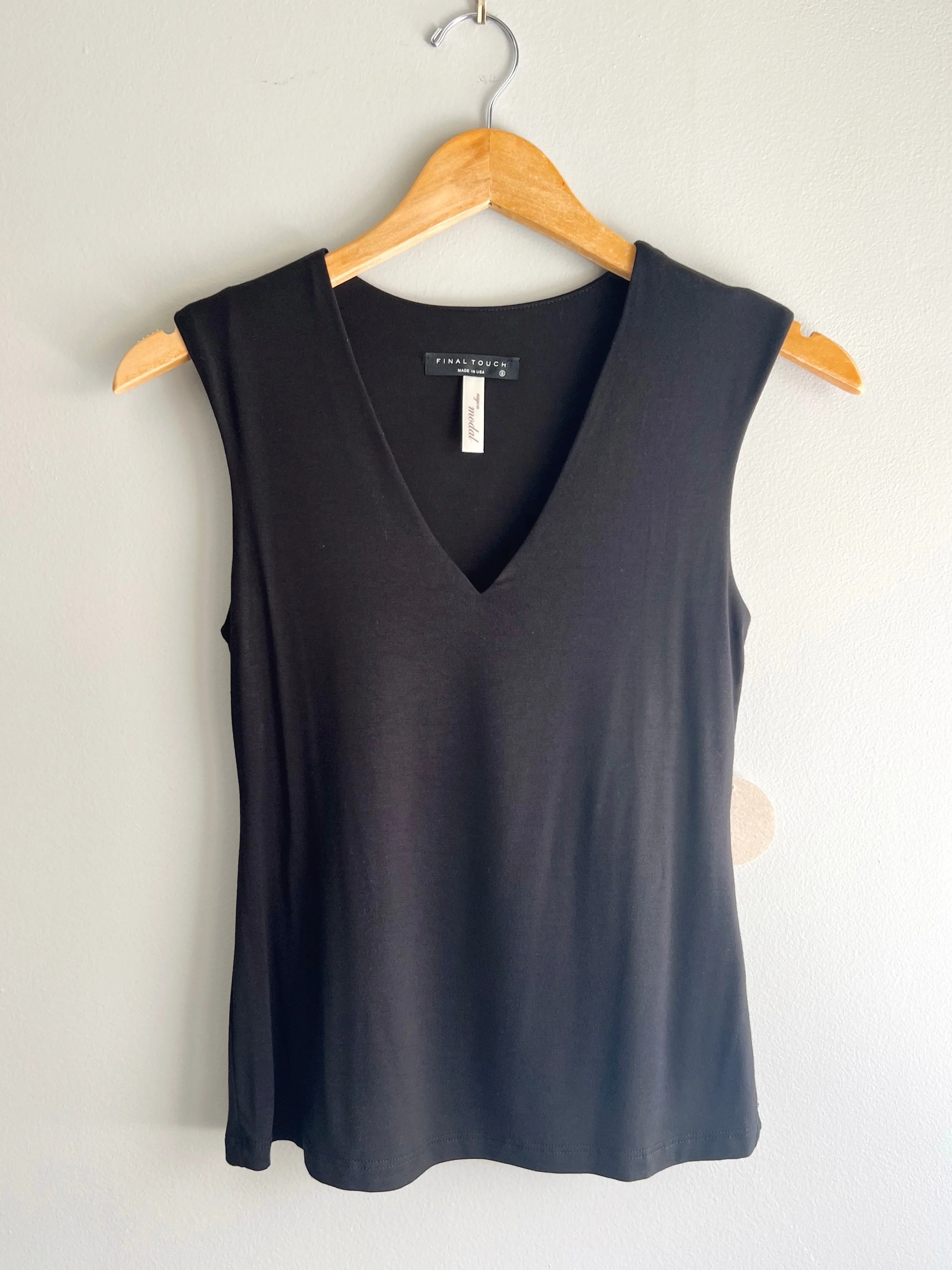 Extended Sleeve V-Neck Tank (4 colors)