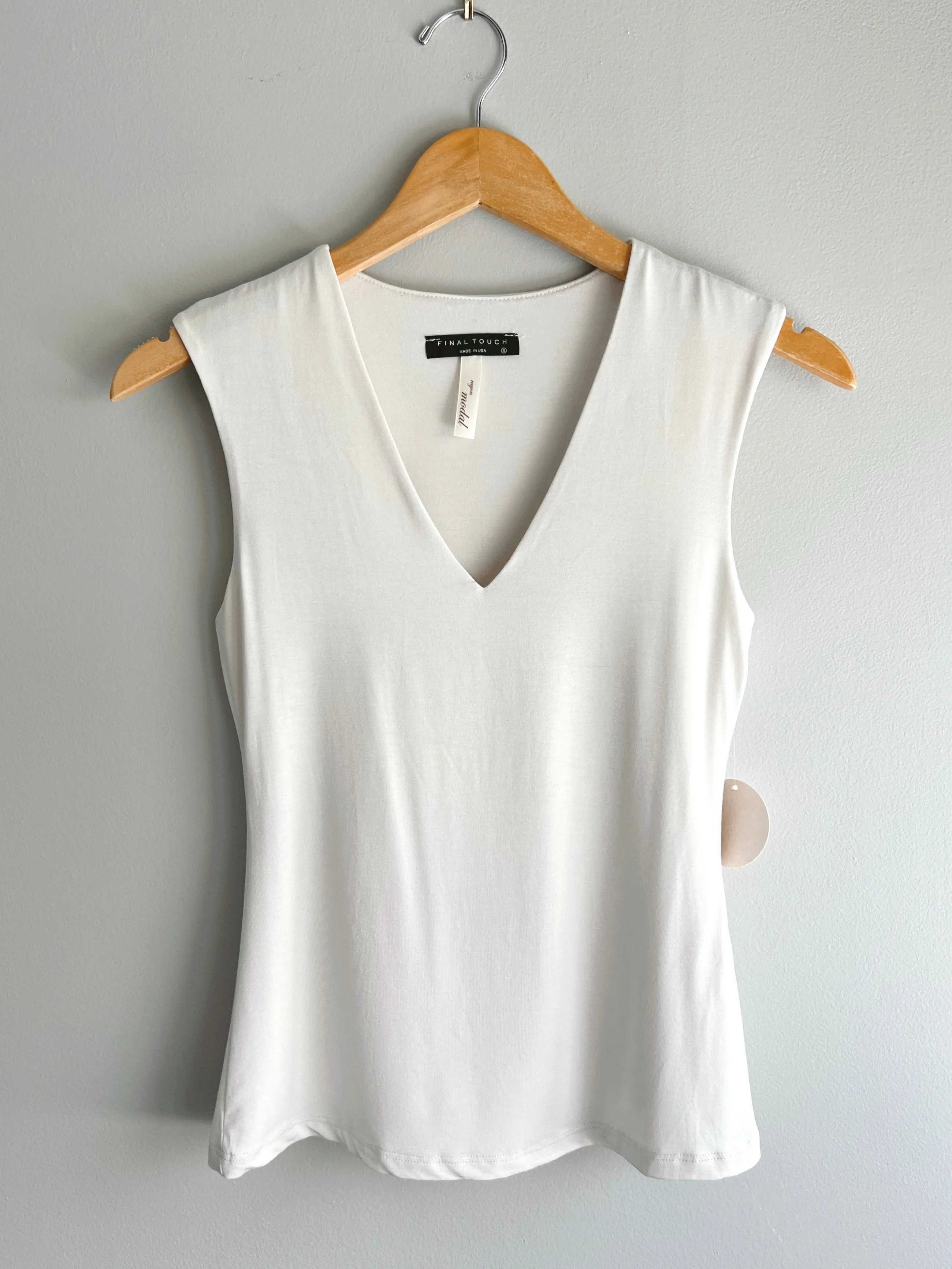 Extended Sleeve V-Neck Tank (4 colors)