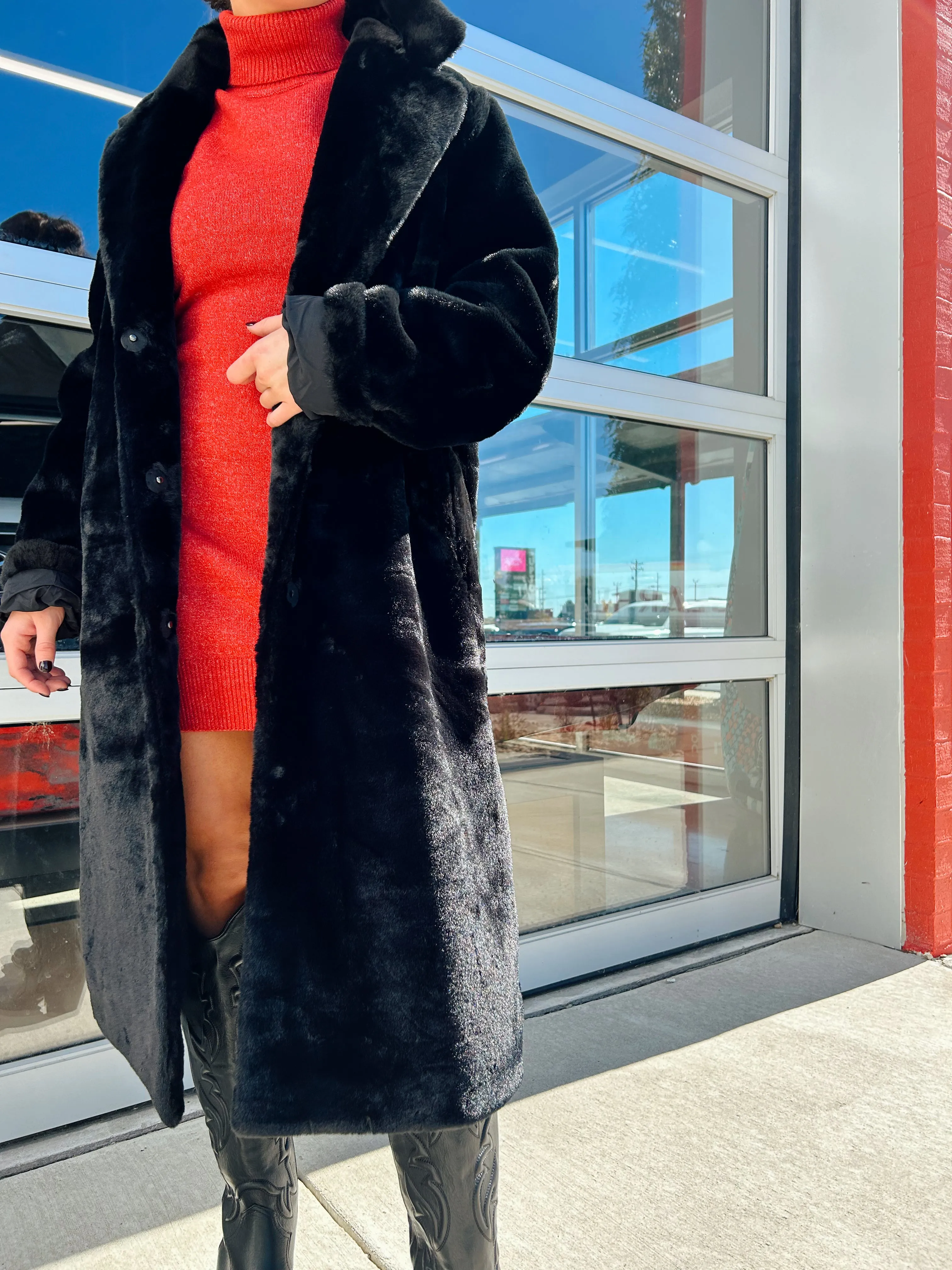 FAUX FUR COAT