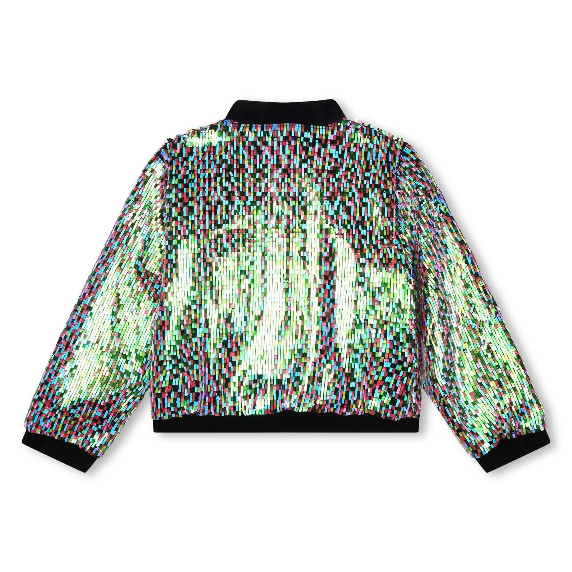 Girls Multi  Sequin Bomber Jacket