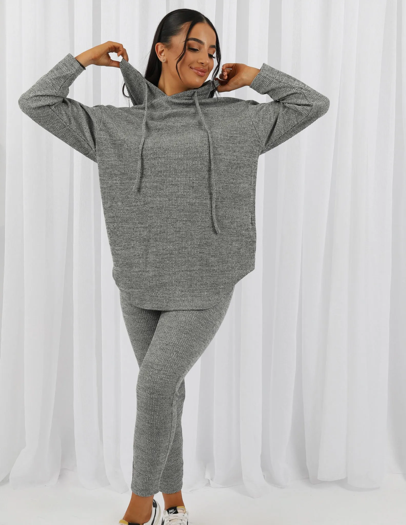 Hoda Hooded Knit Top