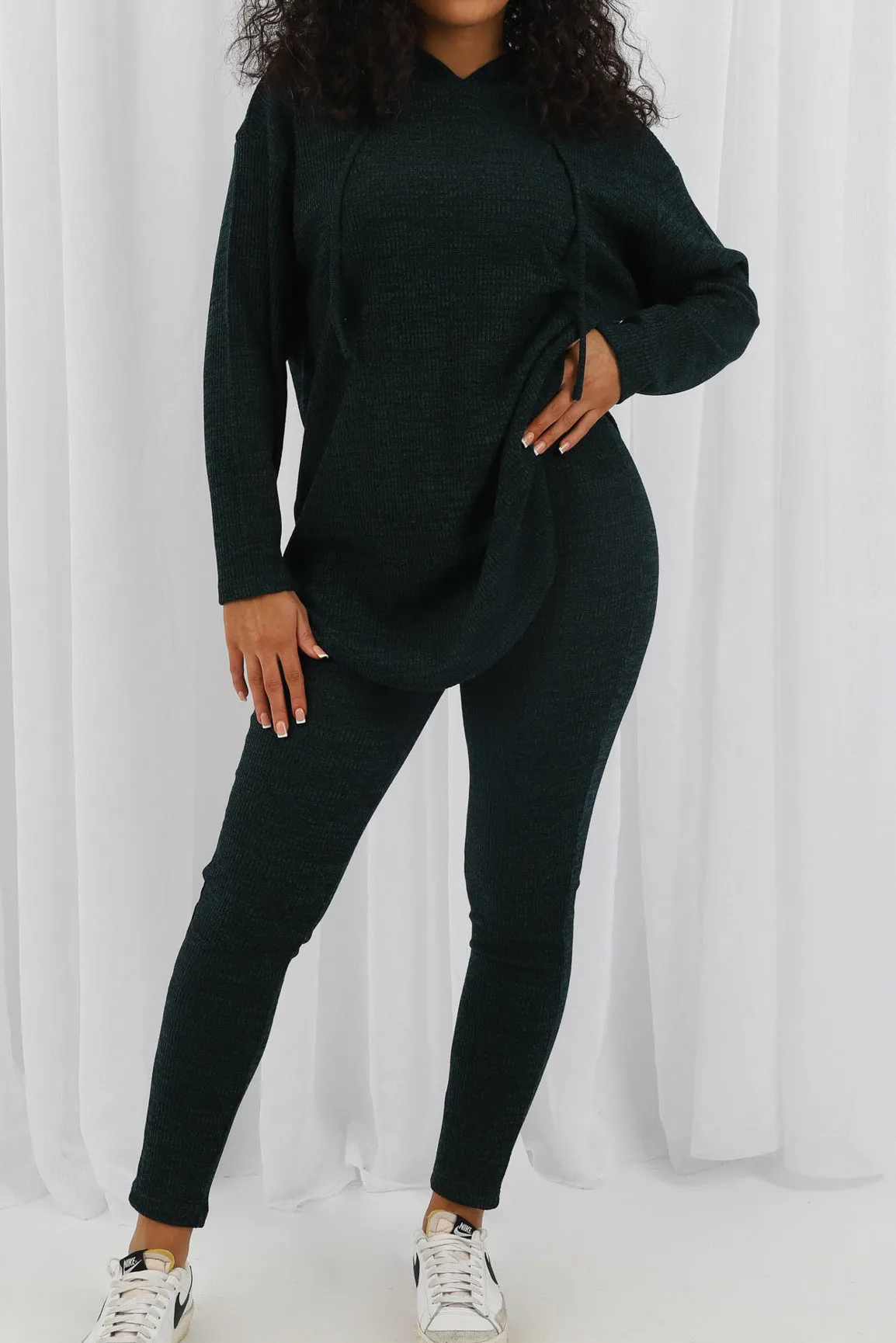 Hoda Hooded Knit Top