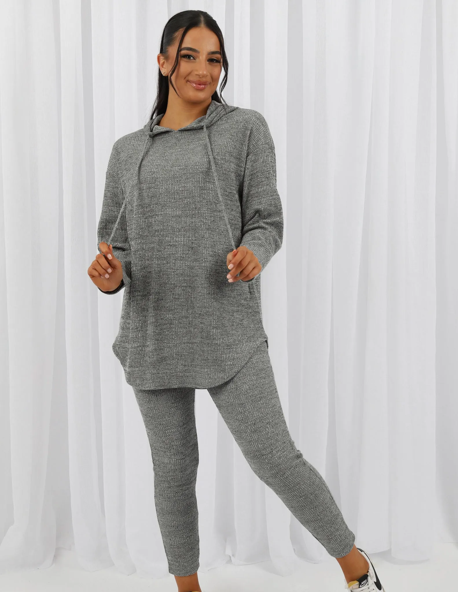 Hoda Hooded Knit Top