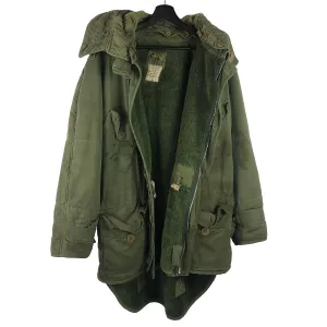 Invertere Coat Hooded British Middle Parka Dated 1954