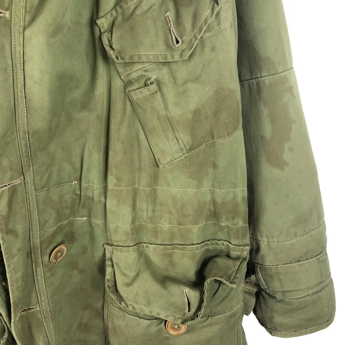 Invertere Coat Hooded British Middle Parka Dated 1954