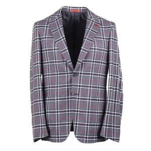 Isaia Slim-Fit Plaid Wool Sport Coat