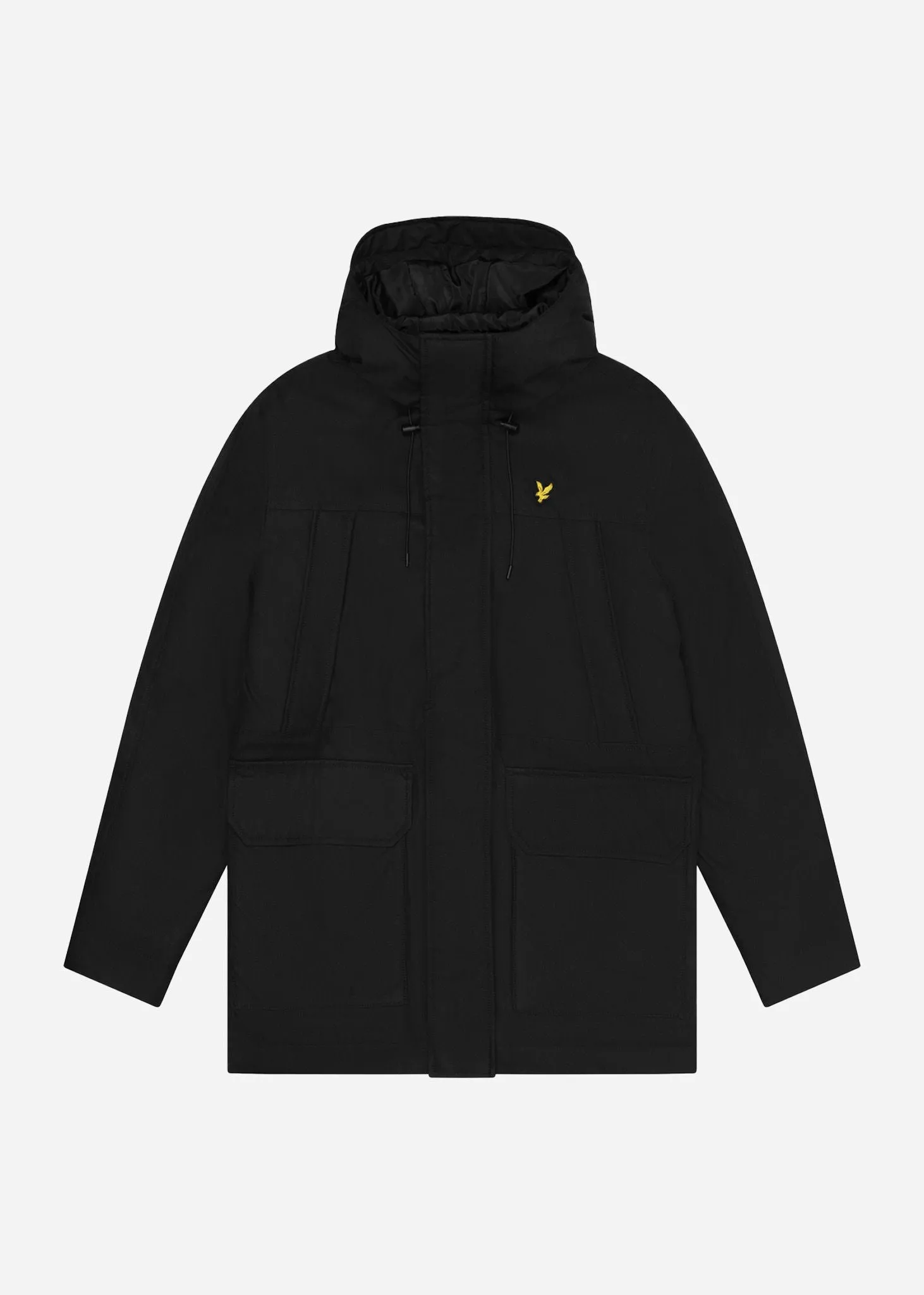 Lyle and Scott Microfleece parka 2.0 - jet black