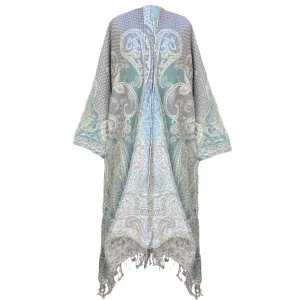 Mandawa Blue Kimono Coat ONE OF A KIND