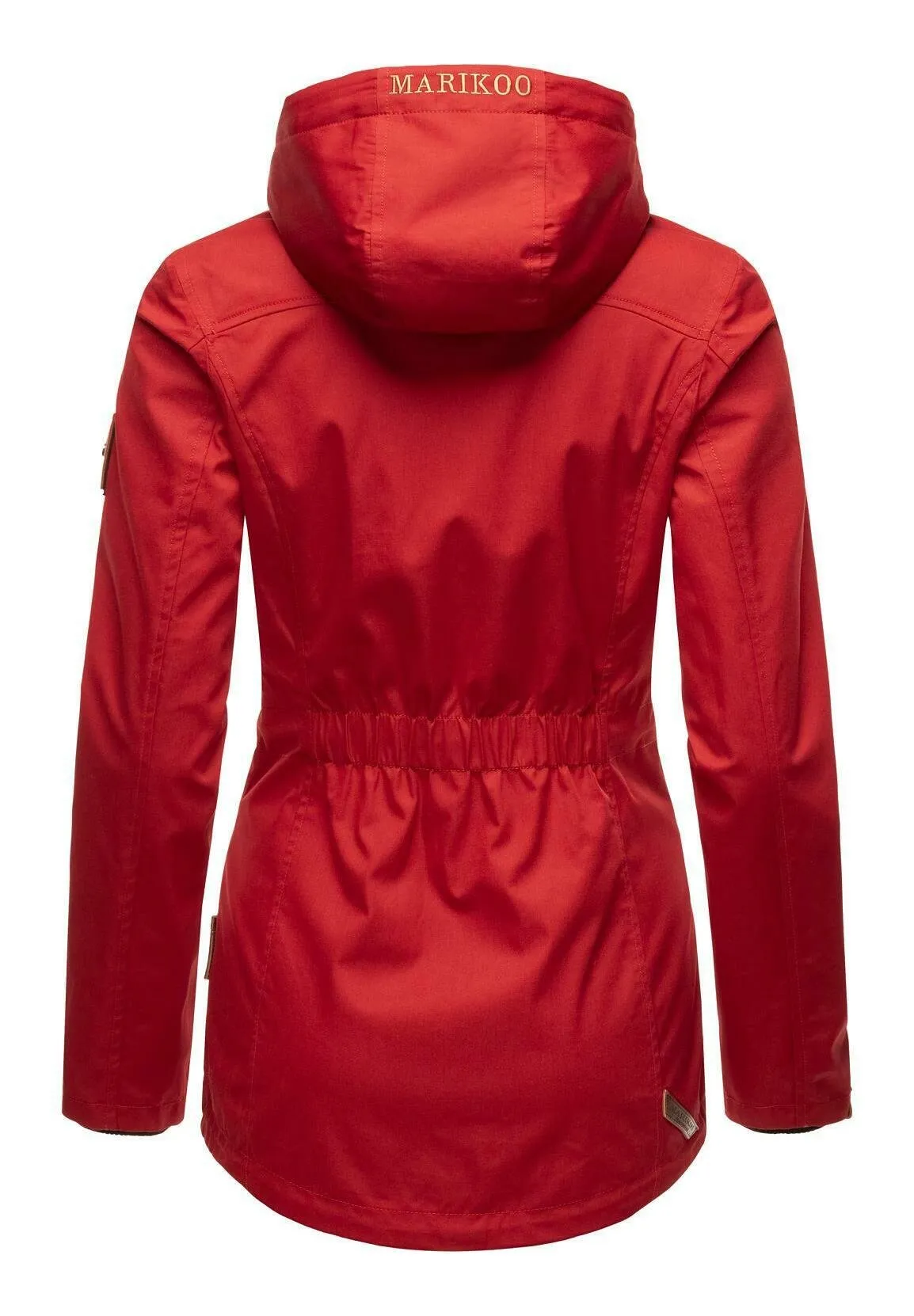 Marikoo parka with hood, red