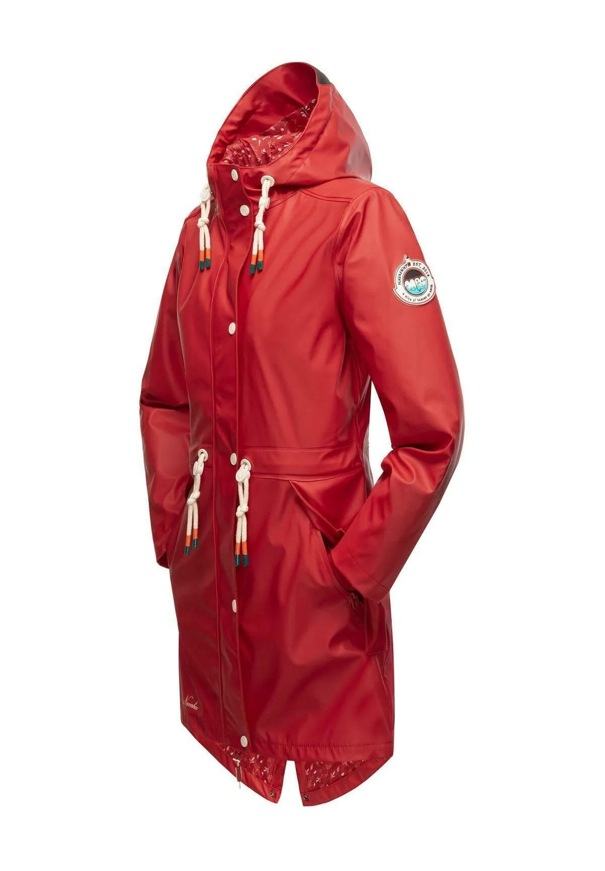 Navahoo parka with hood, red