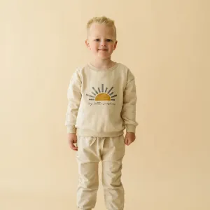 Organic Fleece Sweatshirt - My Little Sunshine