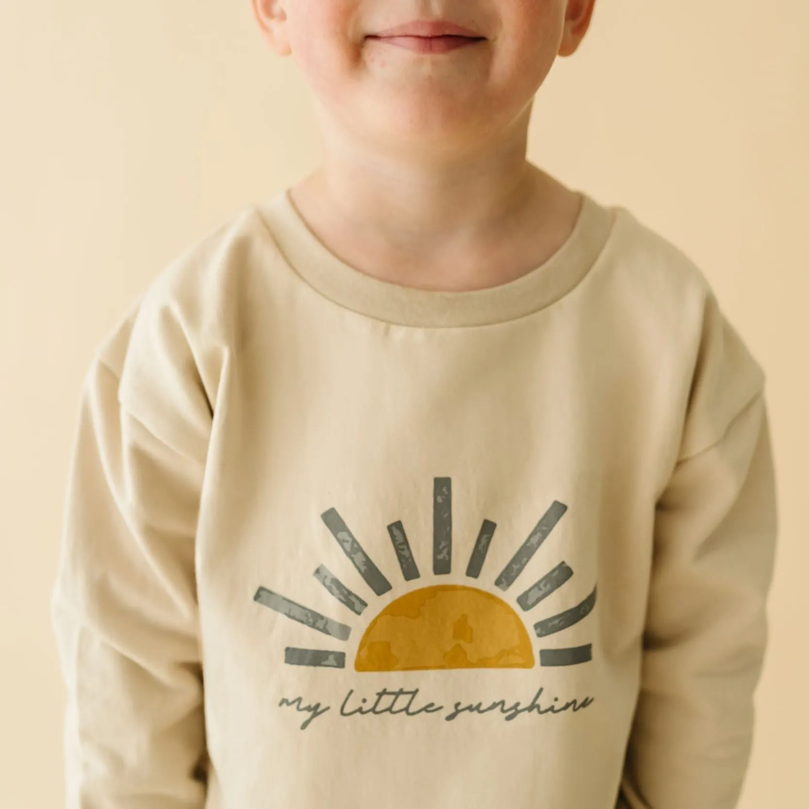 Organic Fleece Sweatshirt - My Little Sunshine