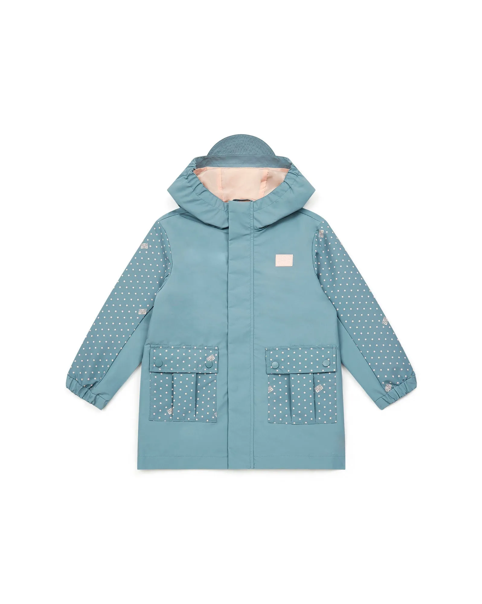 Parka Bleu Capuche