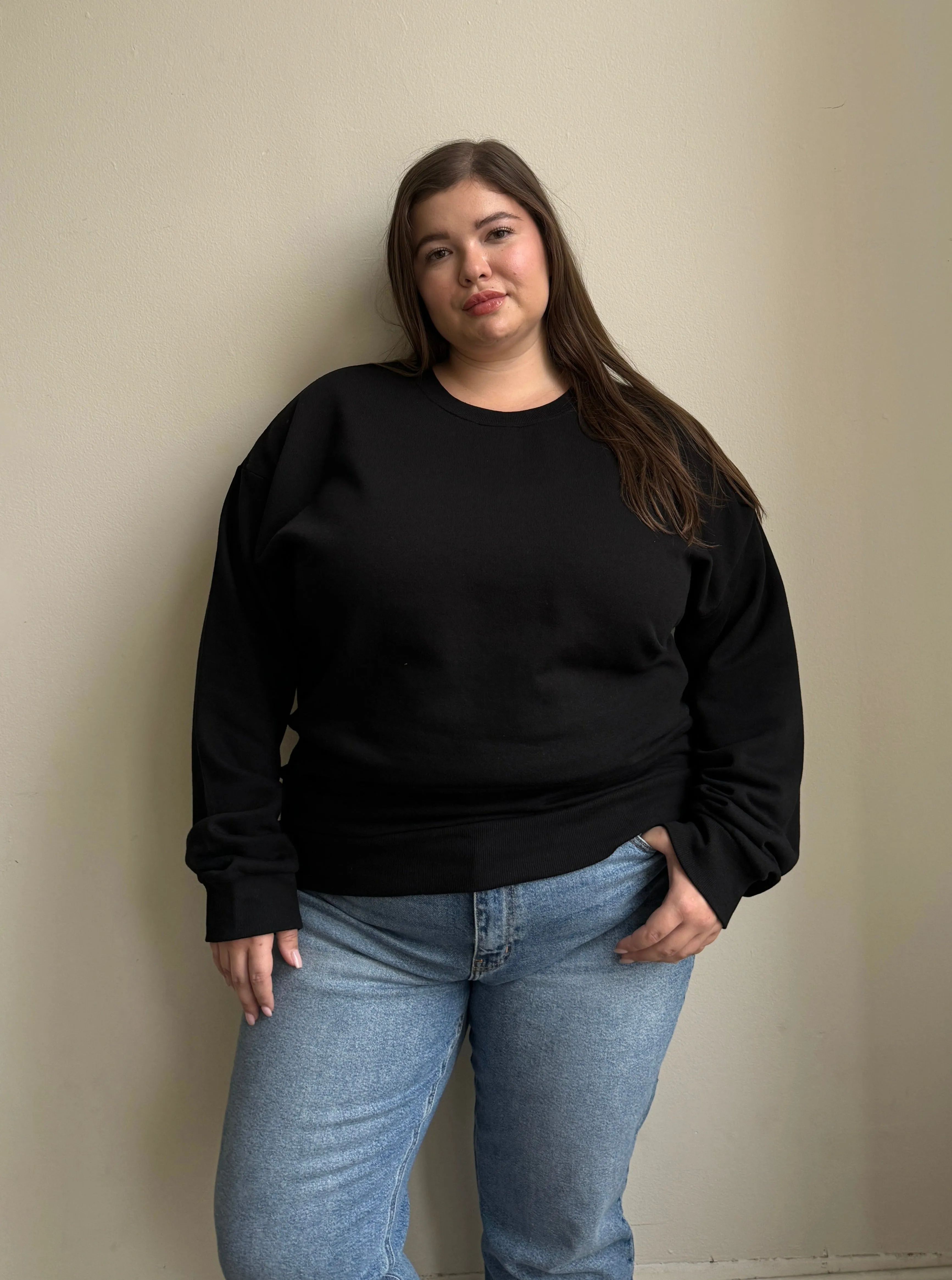 Plus Size Basic Everyday Sweatshirt