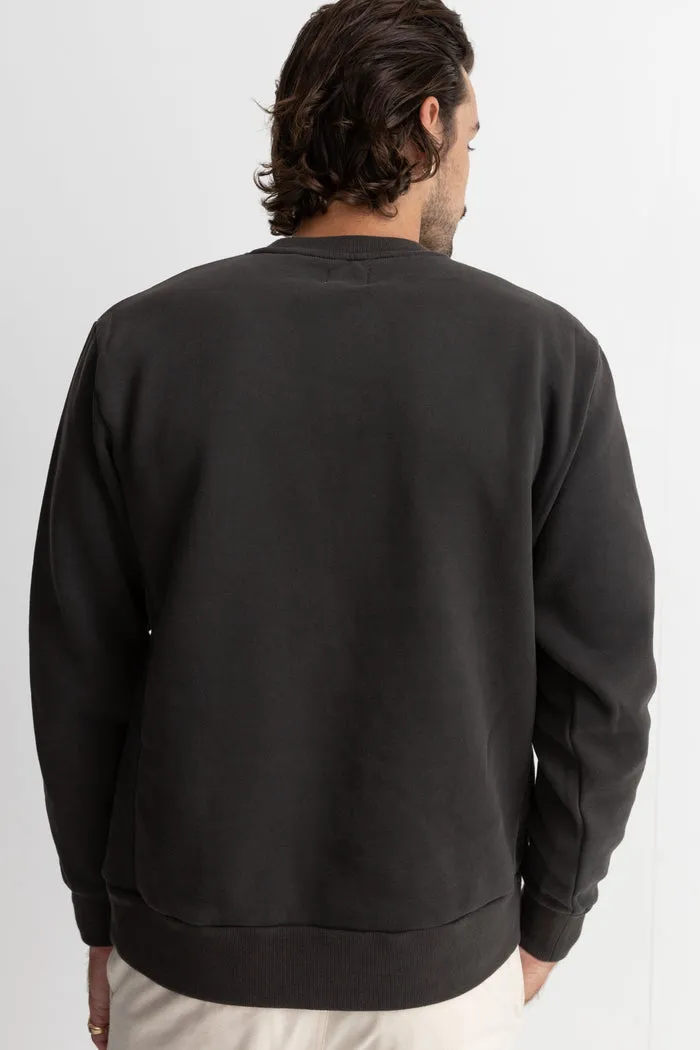 Rhythm Classic Fleece Crew - VINTAGE BLACK