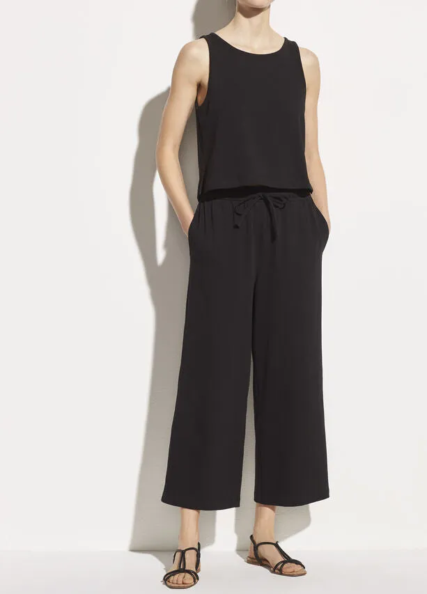 Vince - Cropped Wide Leg Pant in Black