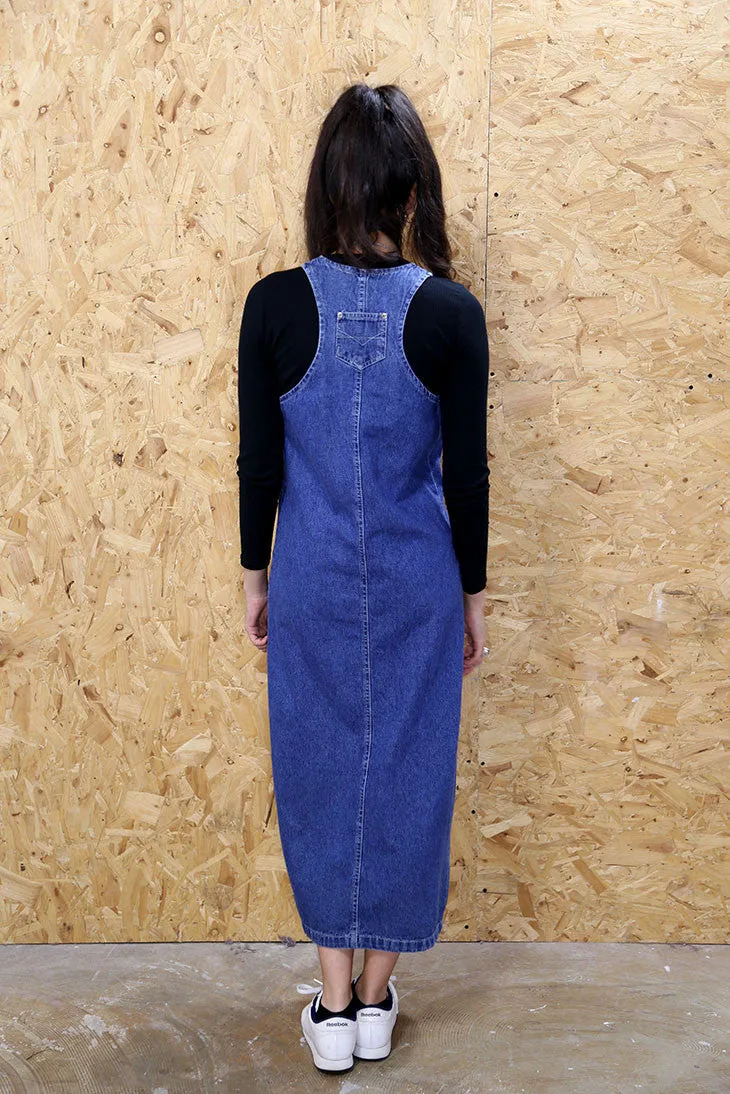 Vintage 90s Denim Midi Dress