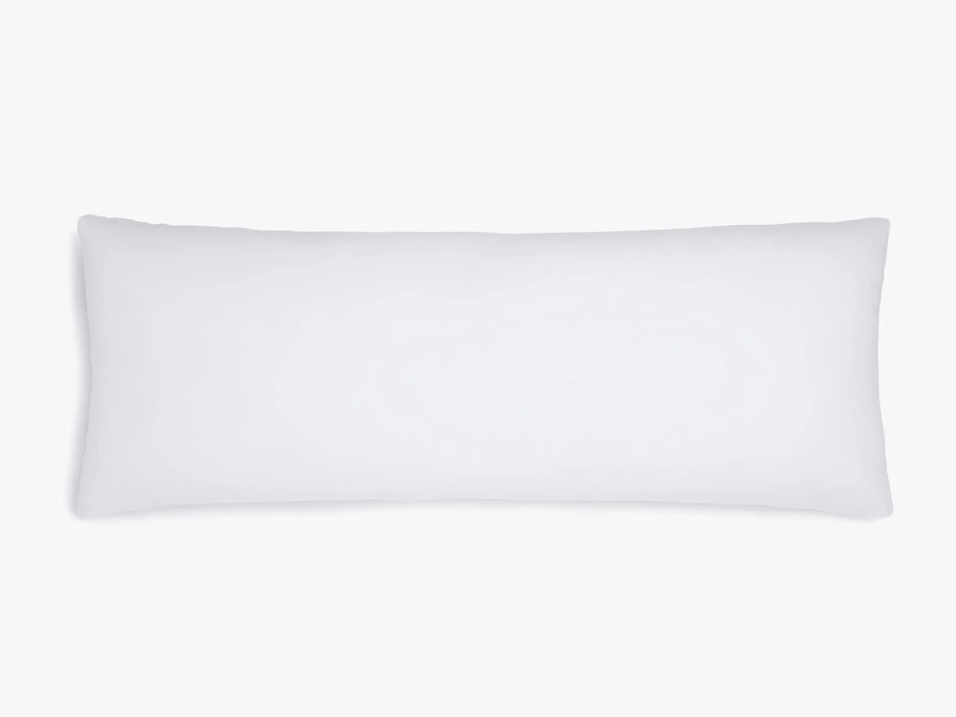 White Goose Feather and Down Body Pillow Size 20 Inches x 54 Inches