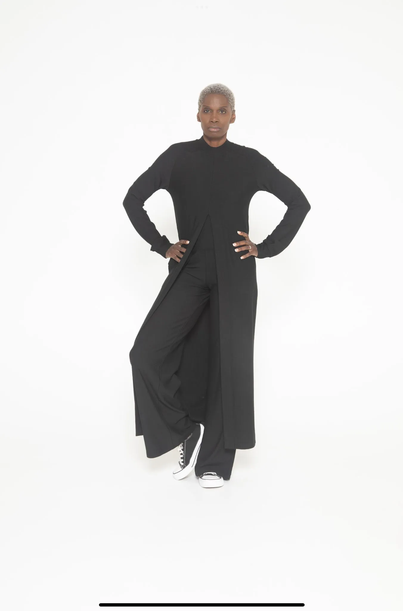 Wide Leg Pant - Black